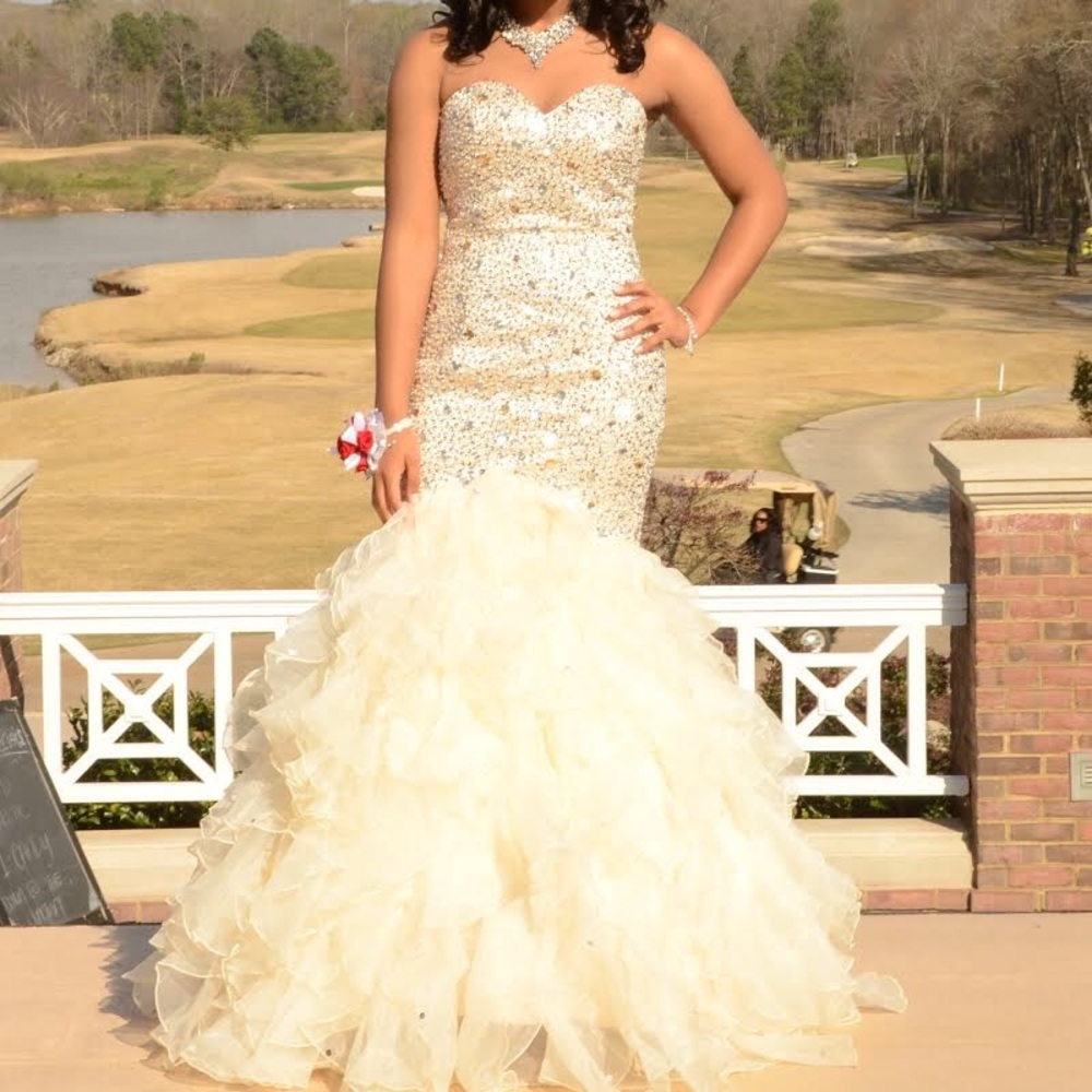 Desert Champagne Glow Gown main image 1